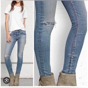 Rag & Bone zipper capri jeans size 28